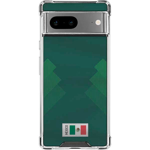 Mexico Soccer Flag Google Pixel 8a Clear Case